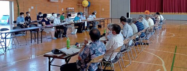 7/28㈭　秋葉区地区懇談会に出席しました。