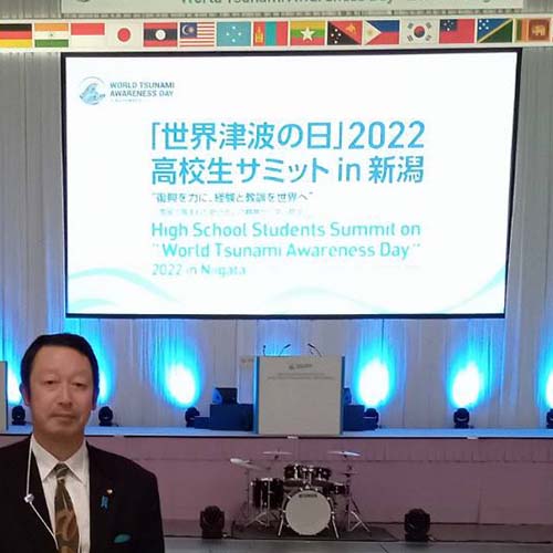 10/19㈬　「世界津波の日」2022高校生サミットin新潟が開催されました。