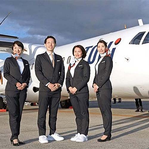 11/６㈰　新潟空港で「トキエア」就航に向けた話しを聴いて来ました。