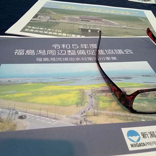 7/13㈭　「福島潟周辺整備促進協議会」の総会に出席致しました。