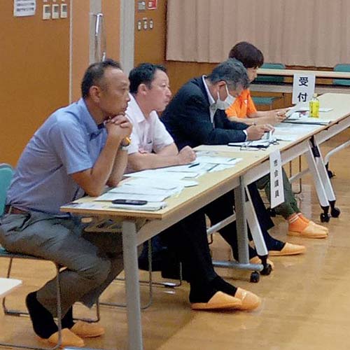 ７月13日より、始まった地区懇談会（11地区）が、８月18日の金津地区を最後に終わりました。