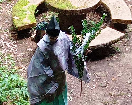 2025/7/10㈮　金津「白玉の滝」滝開き