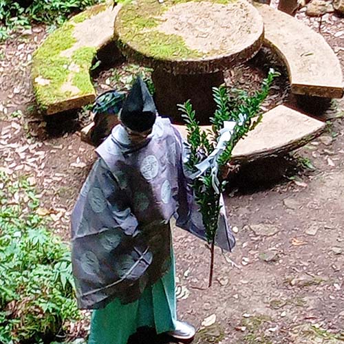 2025/7/10㈮　金津「白玉の滝」滝開き