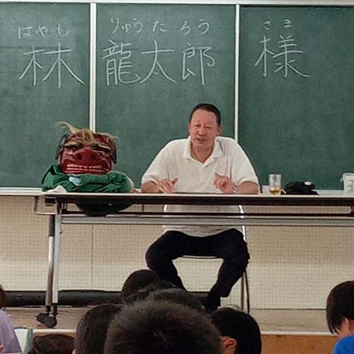 2025/7/4㈮　結小学校、総合的な学習「結地域の祭りの様子」