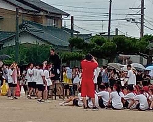 2025/9/13㈯　新津第二中学校「新風祭」若さが躍動していました。