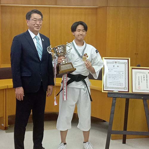 2026/5/12㈫　中原市長に優勝報告して来ました。
