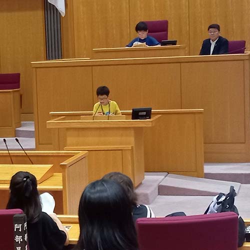 2026/8/4㈫　動く市政教室「市議会子どもチャレンジ」（新潟市役所・市議会）
